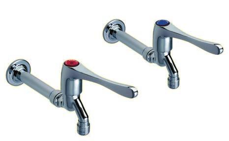 Forth - lever taps Dee - Wall mounted bib taps TP1004 TP1006 TP1005