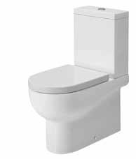 Nuvola Easy-Clean, Rimless WCs Wall-Hung WC Includes: rimless, easy-clean pan and soft-close seat Size: 55x35x33.