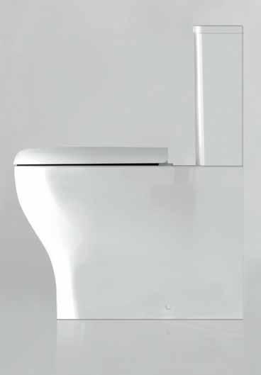 Back-To-Wall WC Includes: cistern, fittings and