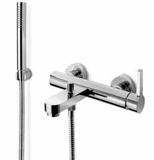Moda Bath and Shower Mixer Taps Single-lever bath/shower mixer