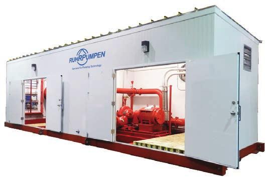 RP FIRE SYSTEMS NFPA-20 compliant Fire Pump Houses Completely pre-assembled and fully enclosed packages for a trouble-free and quick installation Our packaged