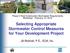 Selecting Appropriate Stormwater Control Measures for Your Development Project