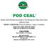 MILLER POD CEAL. Retains Yield Potential and Quality in Pod Bearing and Grass Seed Crops AGRICULTURAL