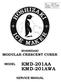 NO. F ISSUED: JUN. 15, 2009 REVISED: HOSHIZAKI MODULAR CRESCENT CUBER KMD-201AA KMD-201AWA MODEL SERVICE MANUAL