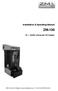 Installation & Operating Manual ZM kW Universal Oil Heater. ZMH Ltd t/a Z M Heaters  T (0)