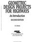 GEOMETRIC DESIGN PROJECTS FOR HIGHWAYS