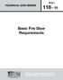 Basic Fire Door Requirements