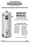 SERVICE MANUAL Troubleshooting Guide and Instruction for Service