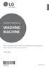 WASHING MACHINE OWNER S MANUAL. Please read this owner's manual thoroughly before operating and keep it handy for reference at all times.
