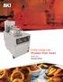 Extra-Large Gas Pressure Fryer Series. SERIES: FKG Operation Manual