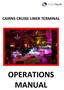 CAIRNS CRUISE LINER TERMINAL OPERATIONS MANUAL