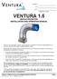 VENTURA 1.5 WHOLE HOUSE FAN INSTALLATION AND OPERATION MANUAL