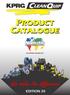 PRODUCT CATALOGUE EDITION 20