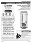 Commercial gas water heaters