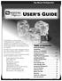 USER S GUIDE. Table of Contents. Top Mount Refrigerator