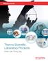 Thermo Scientific Laboratory Products. Every Lab, Every Day