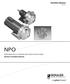 TRAINING MANUAL NPOTM NPO OPEN IMPELLER ALL STAINLESS STEEL END SUCTION PUMPS PRODUCT TRAINING MANUAL