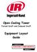 Open Cooling Tower. Equipment Layout Guide