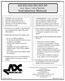 AD-25/AD-30/AD-50 (Std. Phase 7 OPL/FSS/HSI) Installation Manual