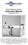 Water Distillation System Instruction Manual Nutriteam TC-501