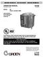 OPERATOR MANUAL IMPORTANT INFORMATION IMPORTANT INFORMATION. Steam Jacketed Kettle