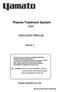 Plasma Treatment System PiPi. Instruction Manual