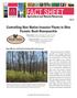 FACT SHEET. Controlling Non-Native Invasive Plants in Ohio Forests: Bush Honeysuckle F Amur, Morrow, and Tartarian honeysuckle (Lonicera spp.