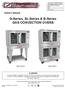 G-Series, SL-Series & B-Series GAS CONVECTION OVENS