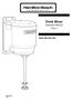 Drink Mixer Operation Manual