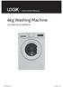Instruction Manual. 6kg Washing Machine L612WM15/L612WMS15. L612WM15/S15_IB.indd 1 10/08/ :00