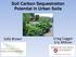 Soil Carbon Sequestration Potential in Urban Soils