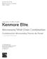 Kenmore Elite. Microwave/Wall Oven Combination. Combinación Microondas/Horno de Pared. Use & Care Guide Manual de Uso y Cuidado English / Español
