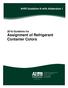 AHRI Guideline N with Addendum Guideline for Assignment of Refrigerant Container Colors. ARI Standard 1200