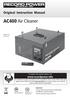 AC400 Air Cleaner. Original Instruction Manual. To register this product please visit  Version 3.