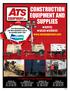 CONSTRUCTION EQUIPMENT AND SUPPLIES