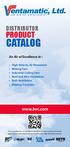 CATALOG PRODUCT DISTRIBUTOR.  An Air of Excellence in :