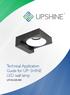 Technical Application Guide for UP-SHINE LED wall lamp UP-WL08-8W