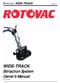Rotovac WIDE-TRACK Page 1 WIDE-TRACK