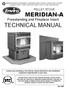 MERIDIAN-A Freestanding and Fireplace Insert TECHNICAL MANUAL