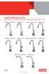 INSTALLATION GUIDE Little Butler Hot Water Dispensing Faucets and Drinking Water Dispensing Faucets
