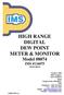 HIGH RANGE DIGITAL DEW POINT METER & MONITOR Model #8074 IMS # (TED1-8074)