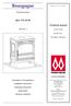 Bourgogne. Ref Technical manual. to be saved. by the user. for future reference. Oil burning stove (NF EN 1) Description of the appliance