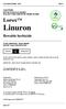 Lorox Linuron Flowable - Label 2 Mar 13 KEEP OUT OF REACH OF CHILDREN READ SAFETY DIRECTIONS BEFORE OPENING OR USING