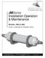 JMSeries Installation Operation & Maintenance