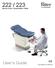 222 / 223 Barrier-Free Examination Table