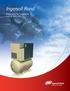 Ingersoll Rand. Rotary Screw Air Compressors 5-15 hp (4-11 kw)