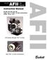 AFII. FII Oil. Instruction Manual MODEL. Burner. AFII 85, AFII 100, AFII 150 Types HLX & FBX air tube combinations Voltage: 120 Vac / 60 Hz
