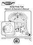 Axial Flow Fan Owner's & Operator's Manual