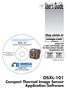 User s Guide OSXL-101. Compact Thermal Image Sensor Application Software. Shop online at. omega.com