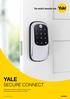YALE SECURE CONNECT. Delivering a premium digital locking solution with flexible control and peace of mind.